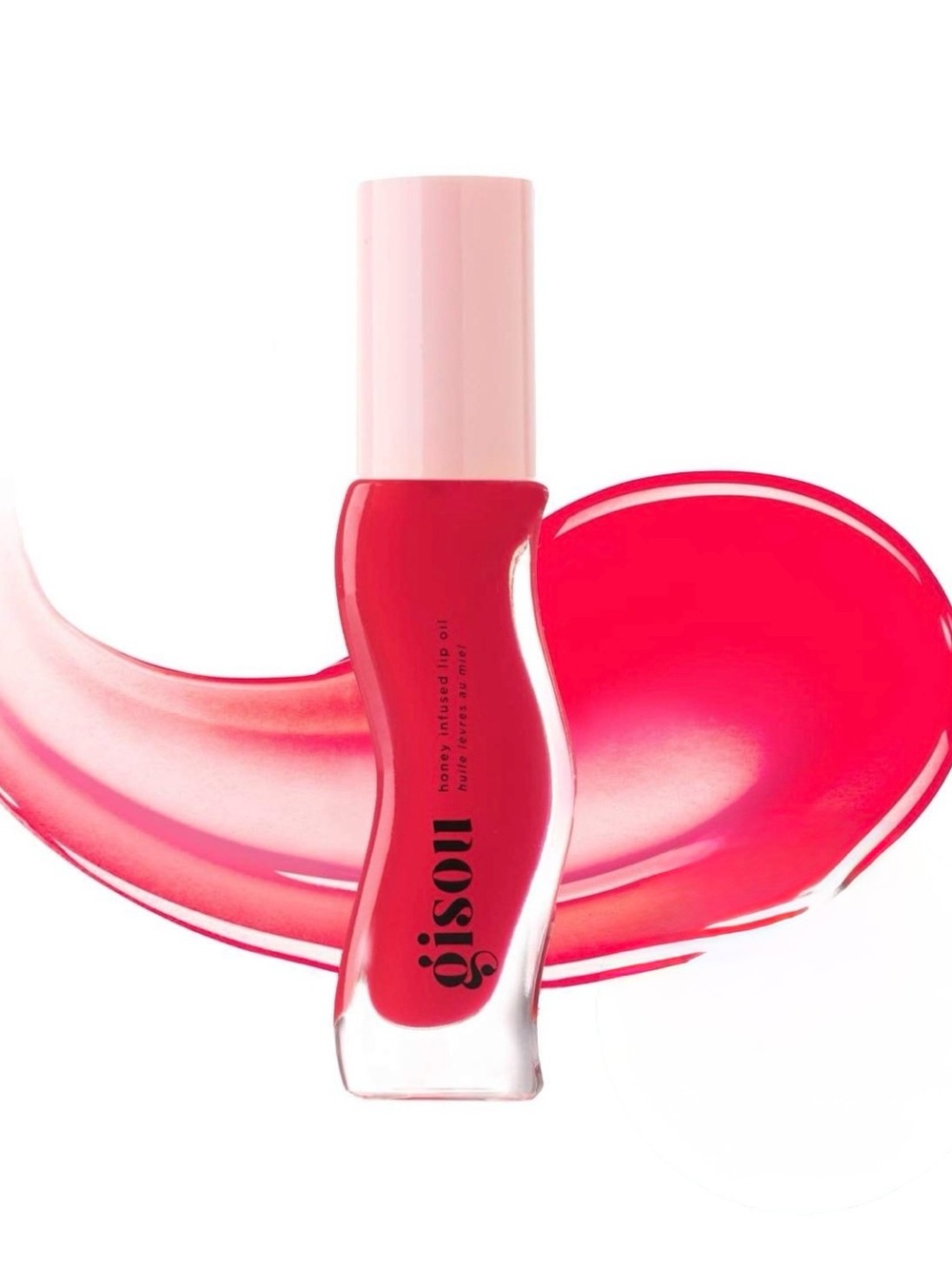 Gisou Honey Infused Lip Oil - Strawberry Sorbet (Pink) BNIB